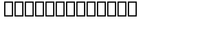 Andale Sans Hebrew SemiCondensed Bold Font LOWERCASE