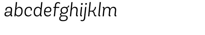 Andes Italic Light Font LOWERCASE