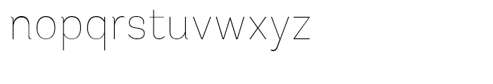 Andes Rounded UltraLight Font LOWERCASE