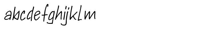 Andorra Script Italic Font LOWERCASE