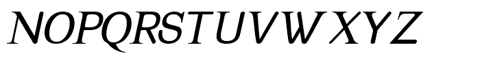 Andromeda Italic Font UPPERCASE