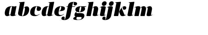 Anglecia Pro Display Black Italic Font LOWERCASE