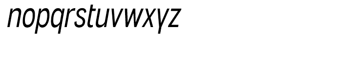 Angostura Book Italic Font LOWERCASE