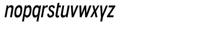 Angostura Regular Italic Font LOWERCASE