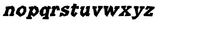 Angulatte Bold Oblique Font LOWERCASE