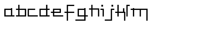 Anlinear Bold Font LOWERCASE