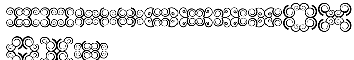Anns Butterfly Scrolls Seven Font LOWERCASE
