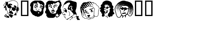 Anns Characters Regular Font OTHER CHARS