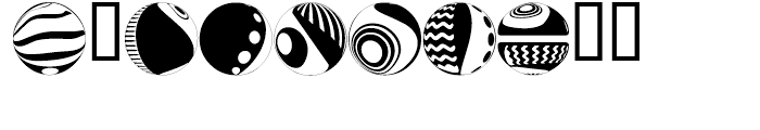 Anns Deco Glyphs Orbs Font OTHER CHARS