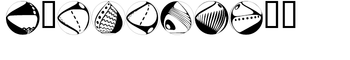 Anns Deco Glyphs Spheres Font OTHER CHARS