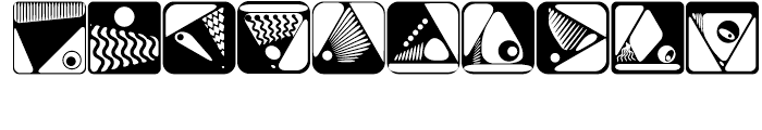 Anns Deco Glyphs Squares Font OTHER CHARS