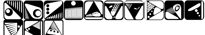Anns Deco Glyphs Squares FONT