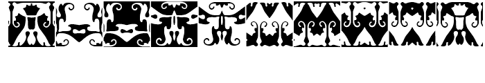 Anns Frieze Three Font OTHER CHARS