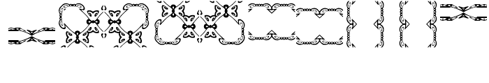 Anns Gingerbread Borders Eight Font OTHER CHARS