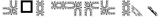 Anns Gingerbread Borders Eight Font OTHER CHARS