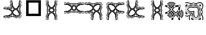 Anns Gingerbread Borders Seven Font OTHER CHARS