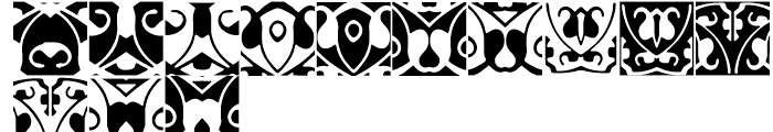 Anns Gothic Frieze One Font UPPERCASE