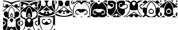 Anns Gothic Frieze One Font LOWERCASE