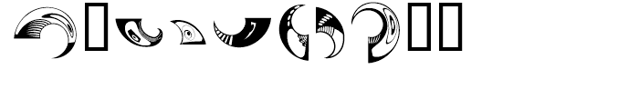 Anns Natureswirls Talon Claws Font OTHER CHARS