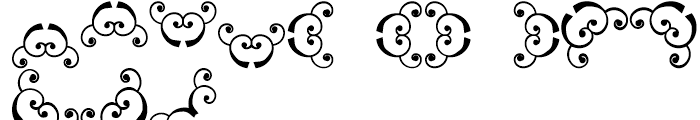 Anns Scrolls Nine Font LOWERCASE