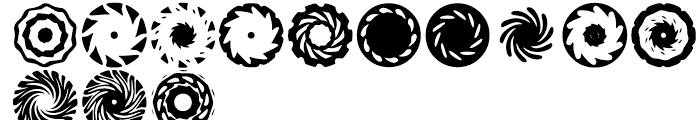 Anns Spinwheels Four Font UPPERCASE