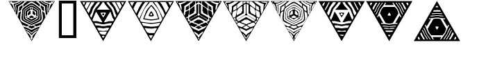 Anns Triangles Five Font OTHER CHARS