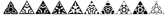 Anns Triangles Two Font OTHER CHARS