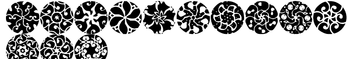 Annuals Petunias Font UPPERCASE