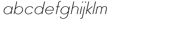 Ano Half Italic Font LOWERCASE