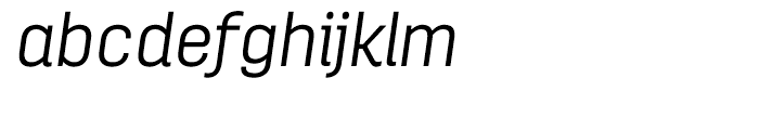 Antartida Light Italic Font LOWERCASE
