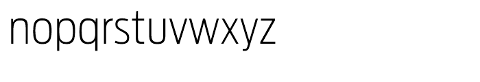 Antenna Condensed Extra Light Font LOWERCASE