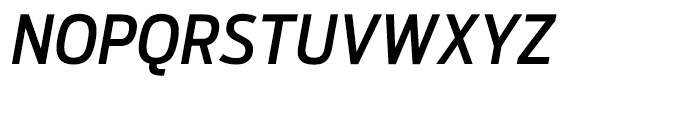 Antenna Condensed Medium Italic Font UPPERCASE