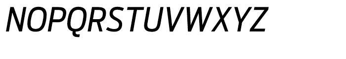 Antenna Condensed Regular Italic Font UPPERCASE
