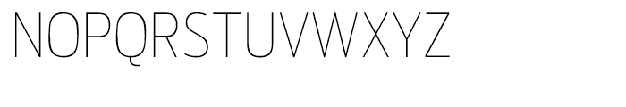 Antenna Condensed Thin Font UPPERCASE