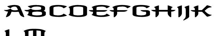 Antigen Bold Font UPPERCASE