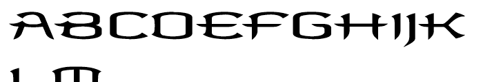 Antigen Regular Font UPPERCASE