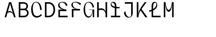 Antikor Display Regular Font UPPERCASE