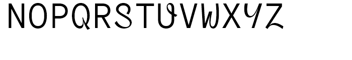 Antikor Display Regular Font UPPERCASE