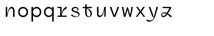 Antikor Display Regular Font LOWERCASE