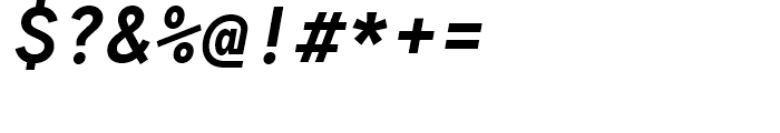 Antikor Mono Bold Italic Font OTHER CHARS
