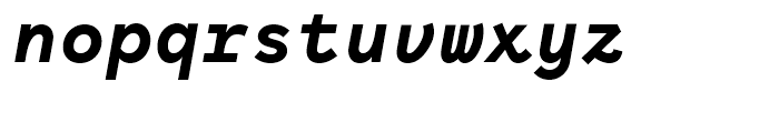 Antikor Mono Extra Bold Italic Font LOWERCASE