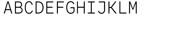 Antikor Mono Light Font UPPERCASE
