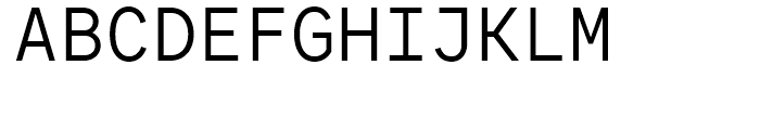 Antikor Mono Regular Font UPPERCASE