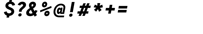 Antikor Text Extra Bold Italic Font OTHER CHARS