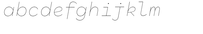 Antikor Text Hairline Italic FONT