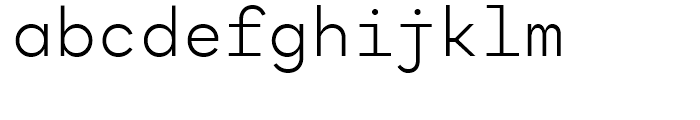 Antikor Text Light Font LOWERCASE