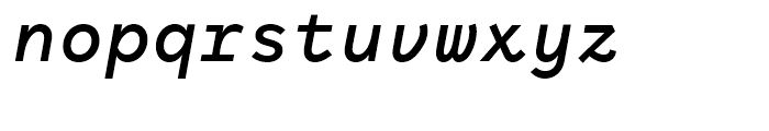 Antikor Text Semi Bold Italic Font LOWERCASE