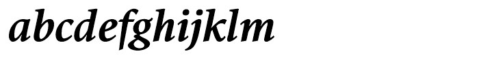Antium Black Italic Font LOWERCASE