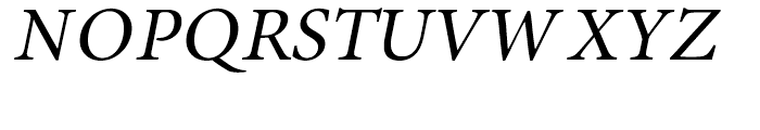 Antium Italic Font UPPERCASE
