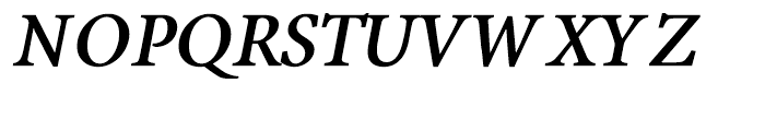 Antium Semi Condensed Black Italic Font UPPERCASE